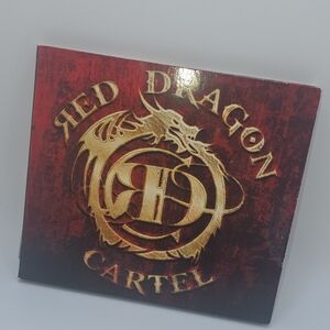 Red Dragon Cartel Logo Art Plaque - Red & Gold